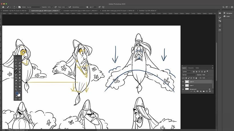 Tutorial Design de Personagens: como desenhar expressões faciais 7