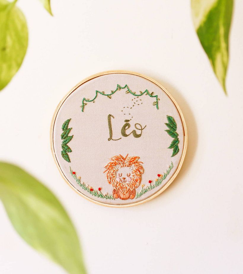 Primeiro bastidor infantil