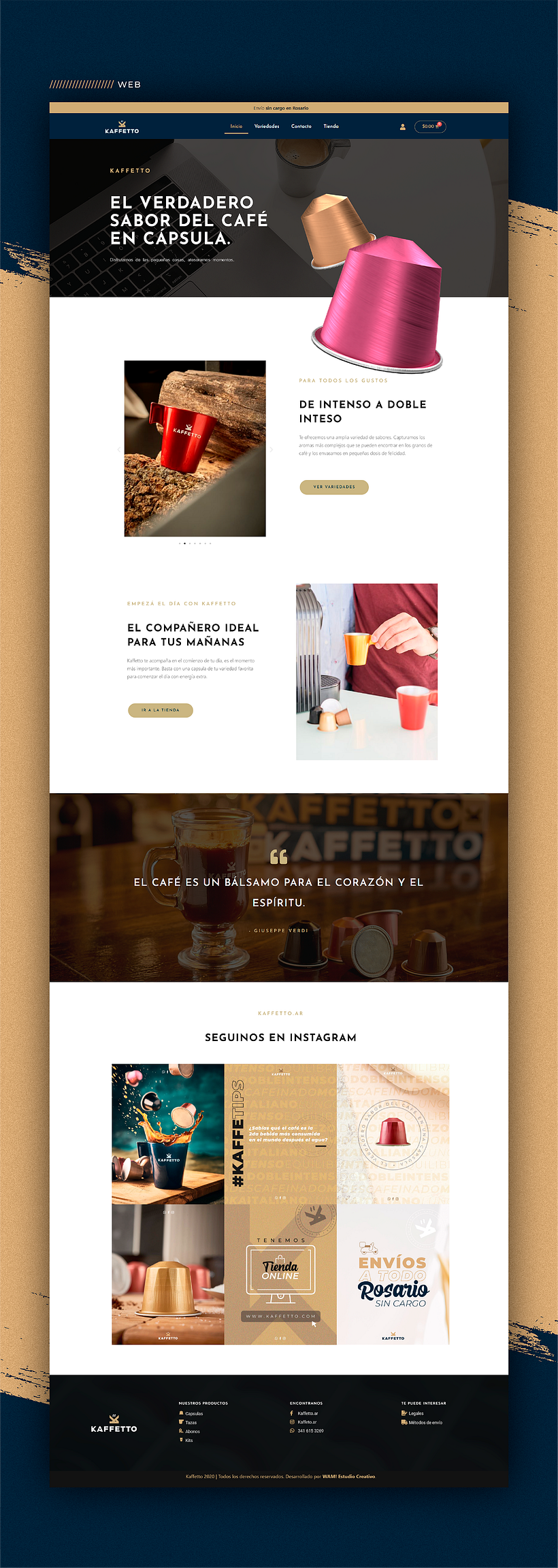 Kaffetto ® | Diseño de Identidad, packagings y sitio web. 4