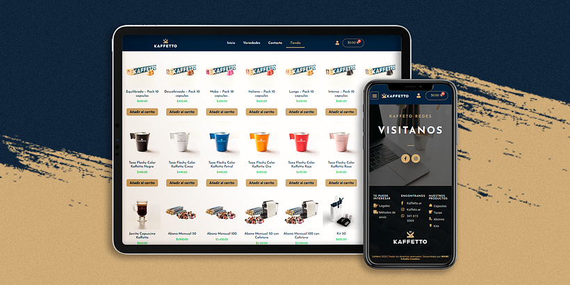 Kaffetto ® | Diseño de Identidad, packagings y sitio web. 5