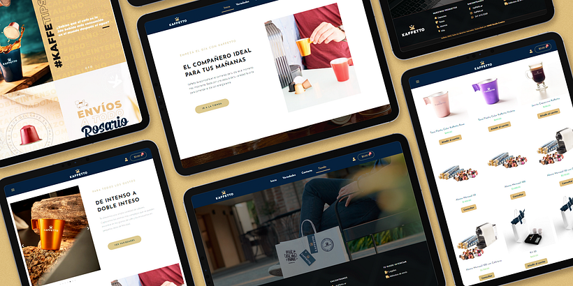 Kaffetto ® | Diseño de Identidad, packagings y sitio web. 6