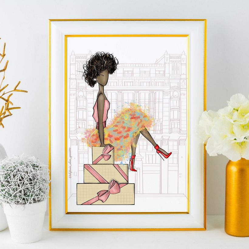 Quadros ilustrados 0