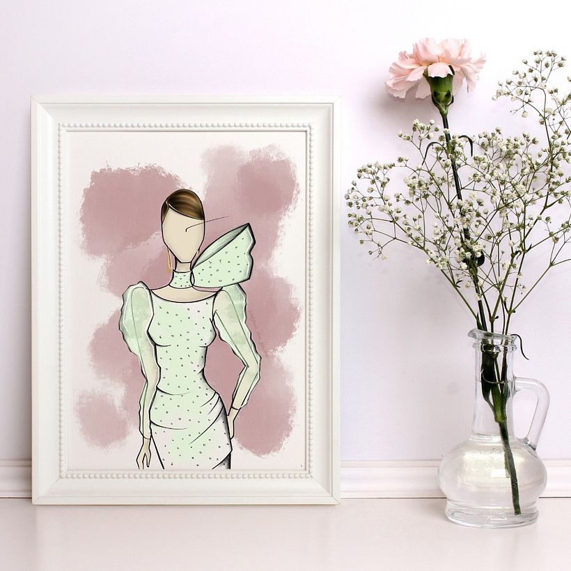 Quadros ilustrados  -1