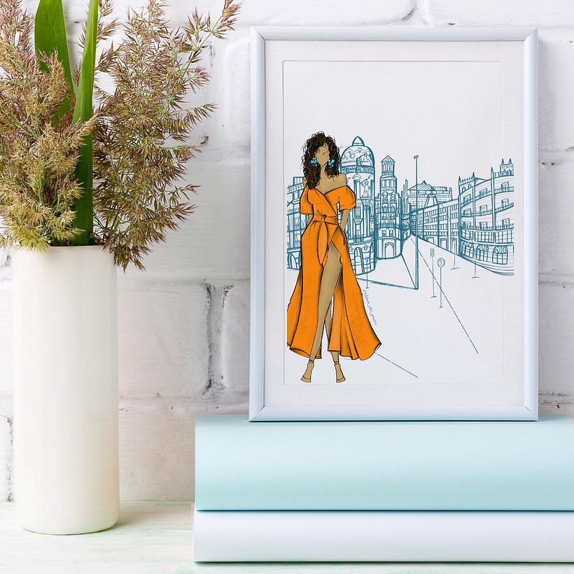 Quadros ilustrados  0