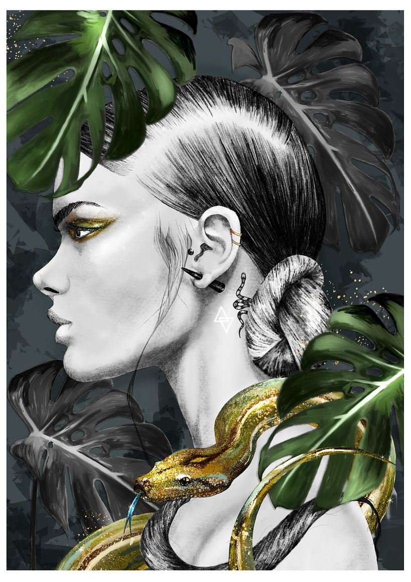 Self-directed Illustration made using Procreate and Photoshop