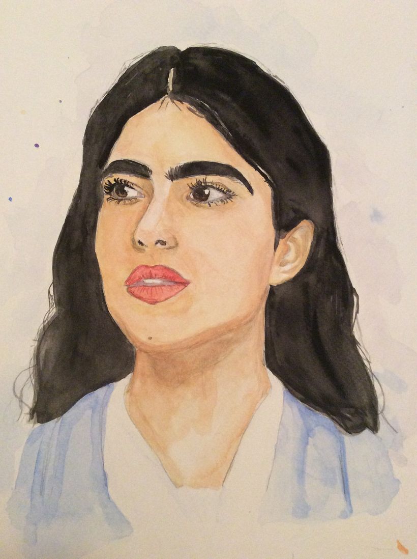 My project in Watercolor Portrait from a Photo course 0