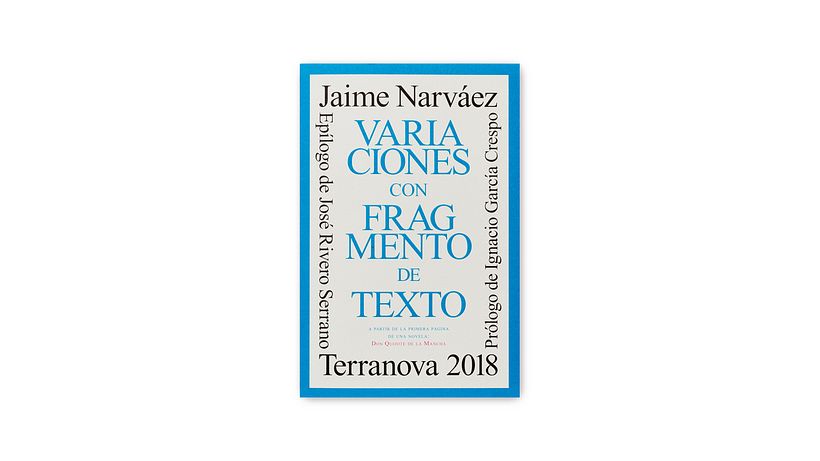 Variaciones con fragmento de texto, de Jaime Narváez