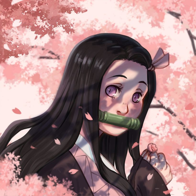 Nezuko from "Kimetsu no Yaiba" 