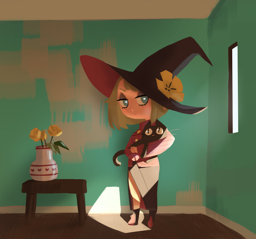 My project in Lighting Principles for Digital Painting course 3