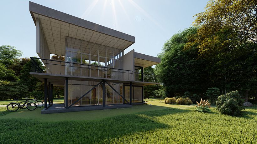 Mi Proyecto del curso: Diseño y modelado arquitectónico 3D con Revit 1