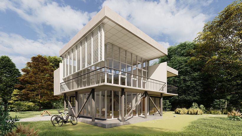 Mi Proyecto del curso: Diseño y modelado arquitectónico 3D con Revit 3