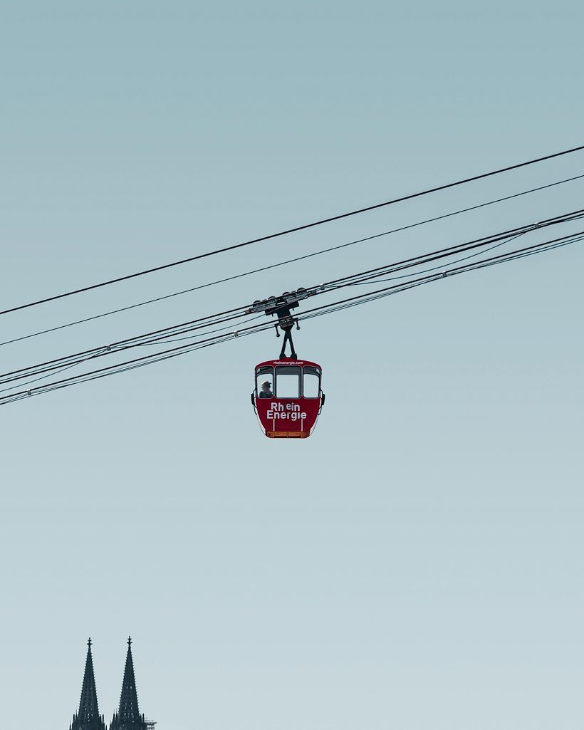 CABLE CAR Cologne, Germany | c. 1957 Photo by Oliver Stolzenberg