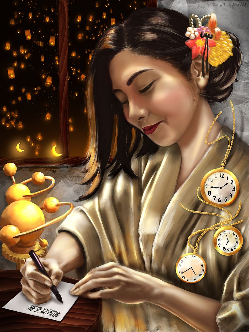 "Dear Grandchild" It's about a woman writing a letter to her future grandchild.