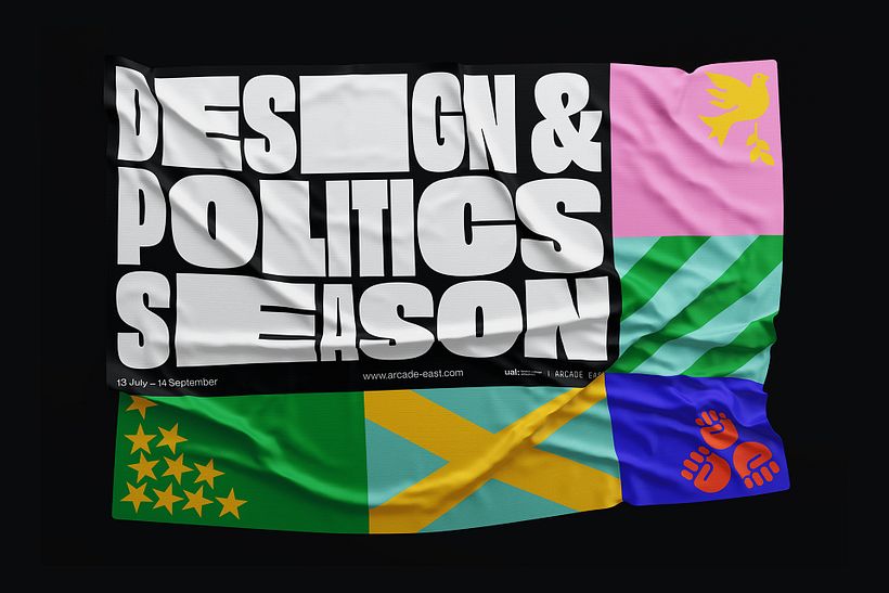 What would a political-inspired event be without a flag?
