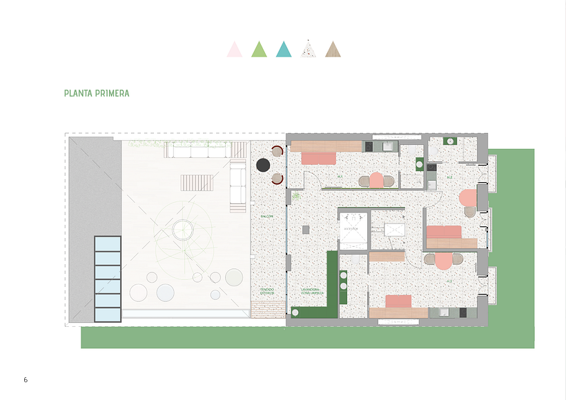 Planimetría_ Planta Primera_ Coliving Sin Fronteras