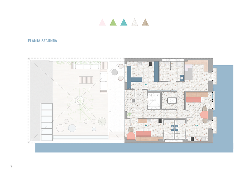 Planimetría_Planta Segunda_ Coliving Sin Fronteras