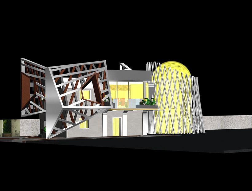 Proyecto definitivo (Fachada lateral)