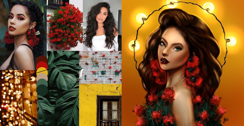 Digital Fantasy Portraits with Procreate (instead of Photoshop) 1