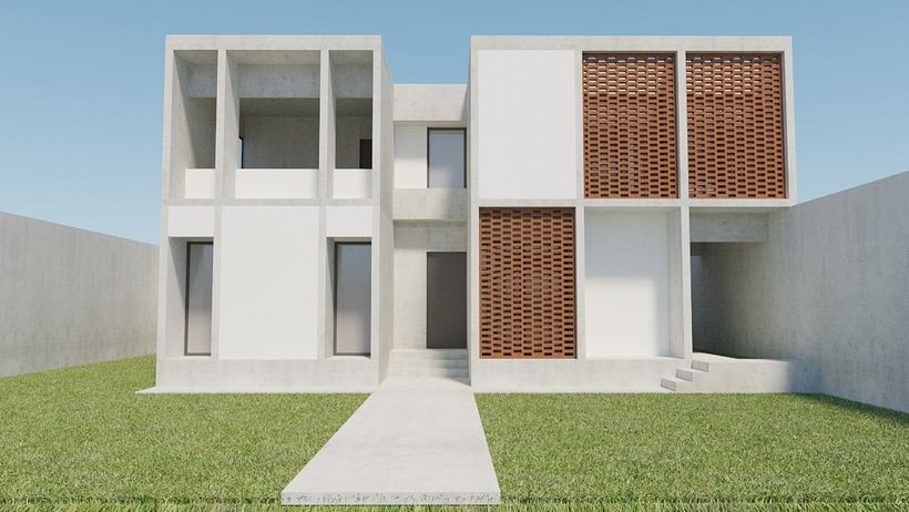 Fachada de casa Habitación en México