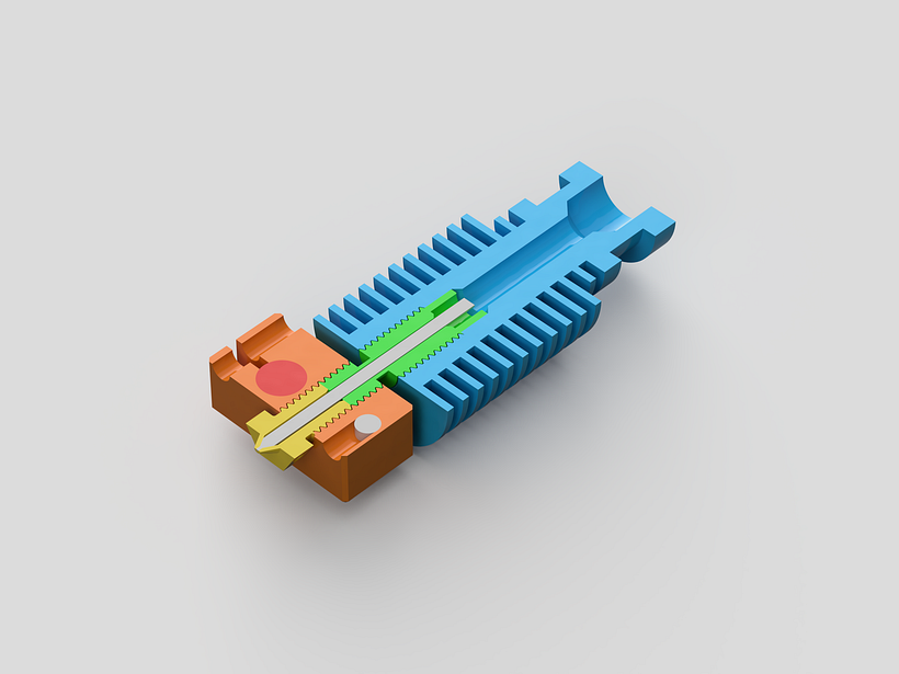E3D V6 - Educational Hotend Model 3
