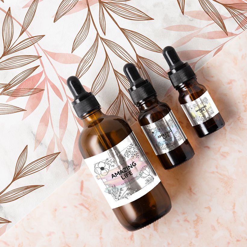 Diseño de etiquetas Amazing Life -1