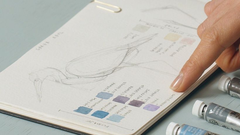Watercolor Tutorial: How To Create A Color Palette 7