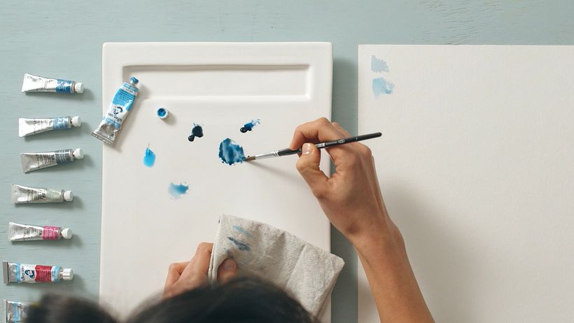 Watercolor Tutorial: How To Create A Color Palette 11