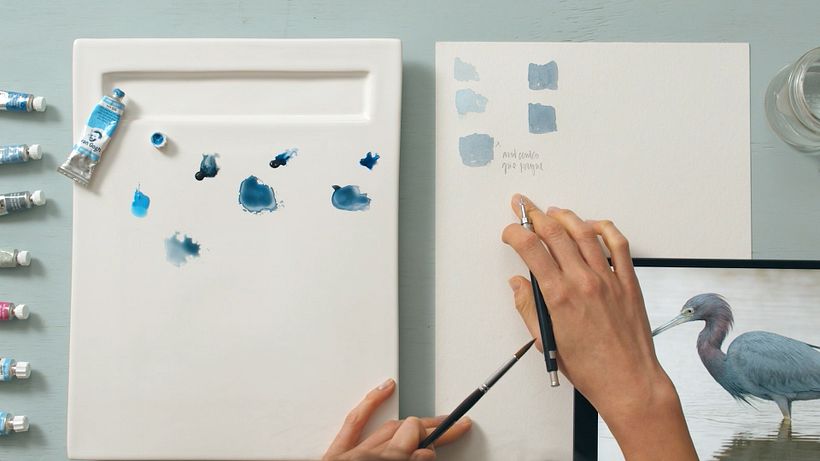 Watercolor Tutorial: How To Create A Color Palette 13