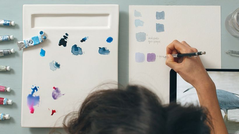 Watercolor Tutorial: How To Create A Color Palette 15