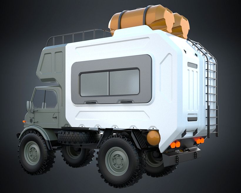 Unimog Camper - concept 3