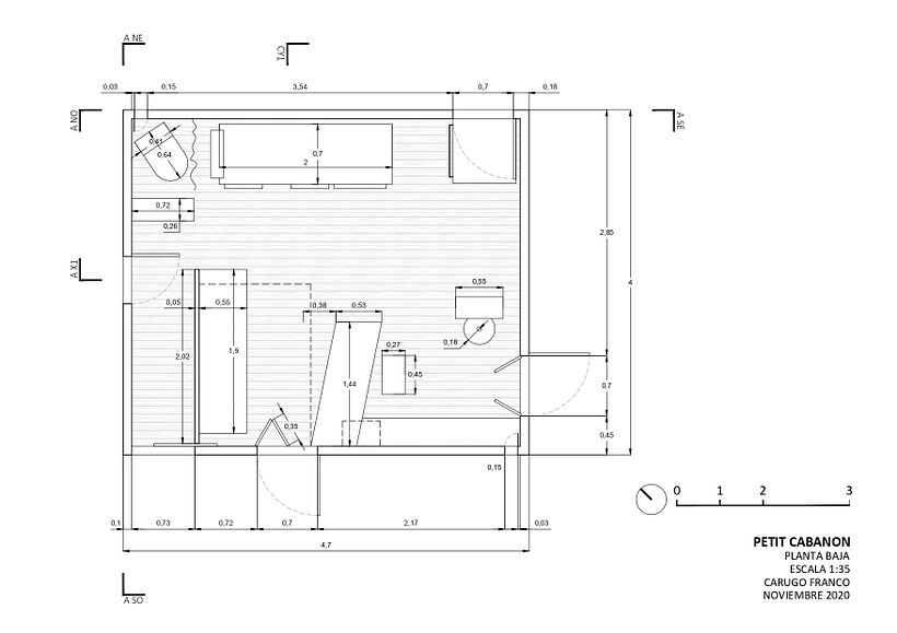 Mi Proyecto del curso: Introducción al dibujo arquitectónico en AutoCAD 0