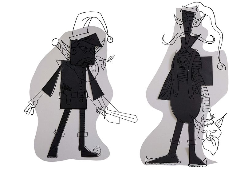 Mi Proyecto del curso: Fábrica de personajes ilustrados "Supermonstruosos contra los Duendes Asesinos". 4