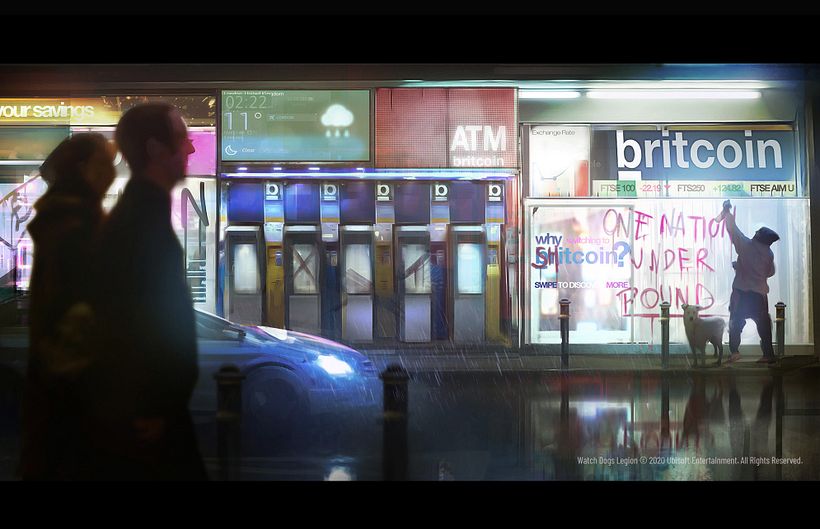 Watch Dogs Legion. Everyday scenes.  4