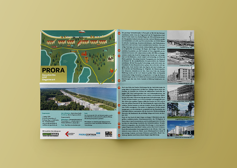 Anverso del flyer con la portada e información.