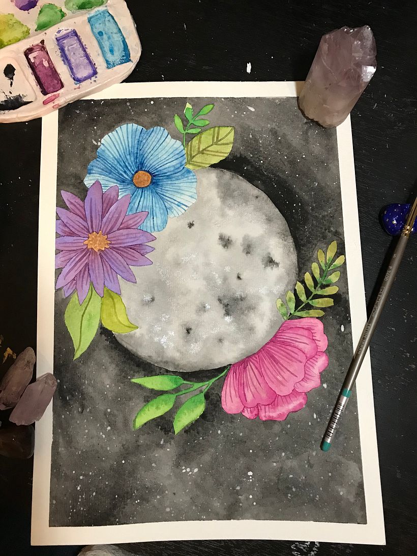 Concurso: pinta tu cielo con acuarela y participa por cursos y un súper kit 1