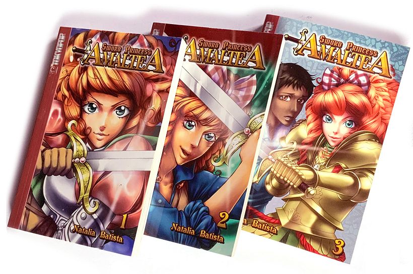 Sword Princess Amaltea is my most published manga, avaliable in English, Swedish, German, Italian and Czech. 