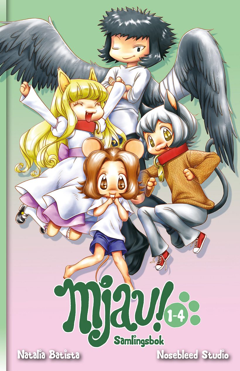 Mjau! is my first published manga, released in 2010 in Sweden. It has also been published in Portuguese and Czech.