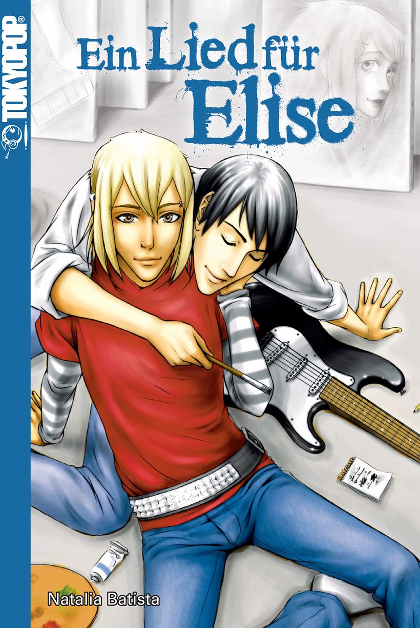 My first Internationally published work, A Song for Elise, published as Ein Lied für Elise by Tokyopop in Germany in 2010. 