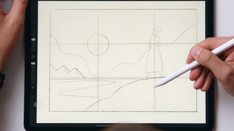 Illustration Tutorial: Drawing Composition Basics 7