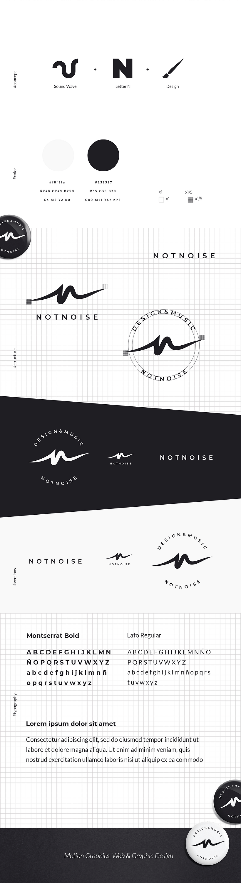 Music Design Studio - Notnoise - Branding e Identidad