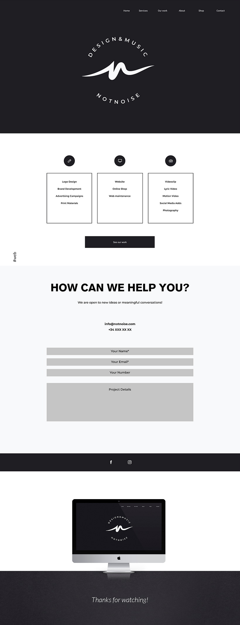 Music Design Studio - Notnoise - Branding e Identidad