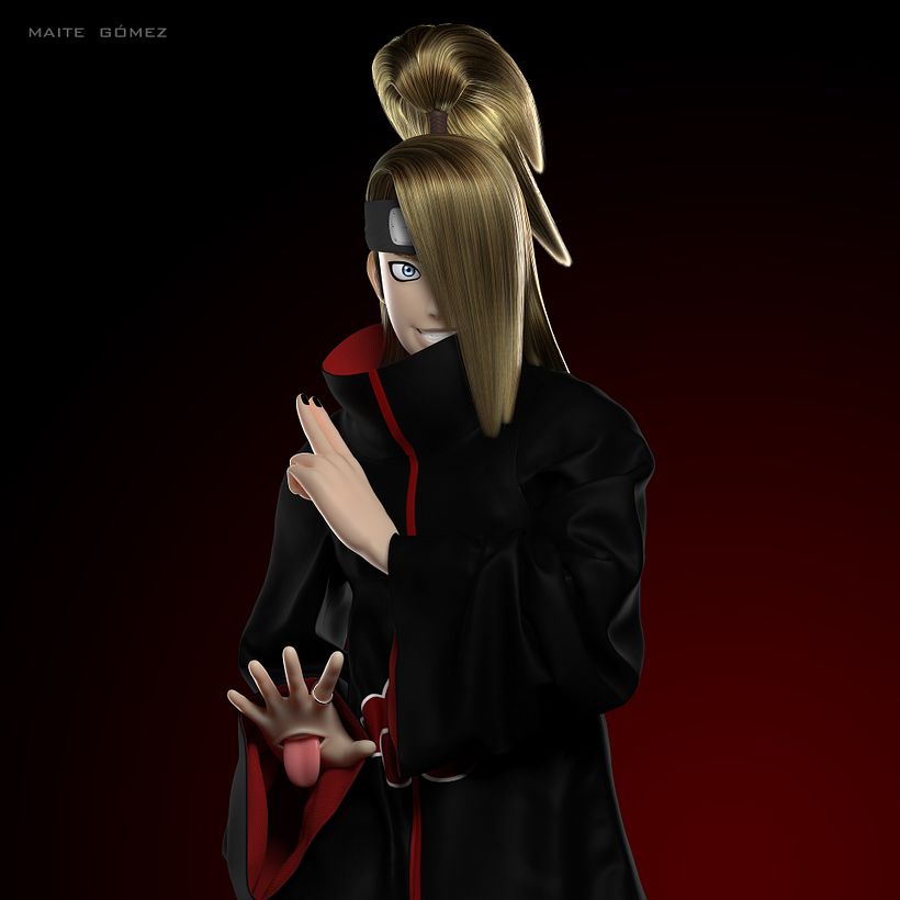 Deidara (デイダラ) and Sasori (サソリ) | Domestika