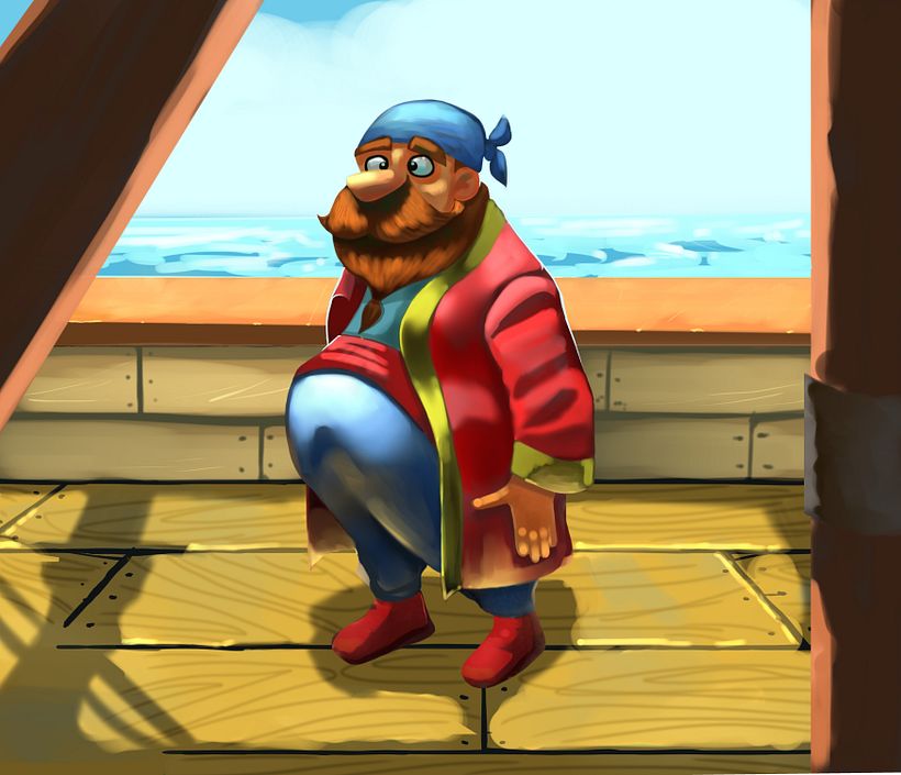 Fases do Pirata: Princípios de iluminação para pintura digital 1