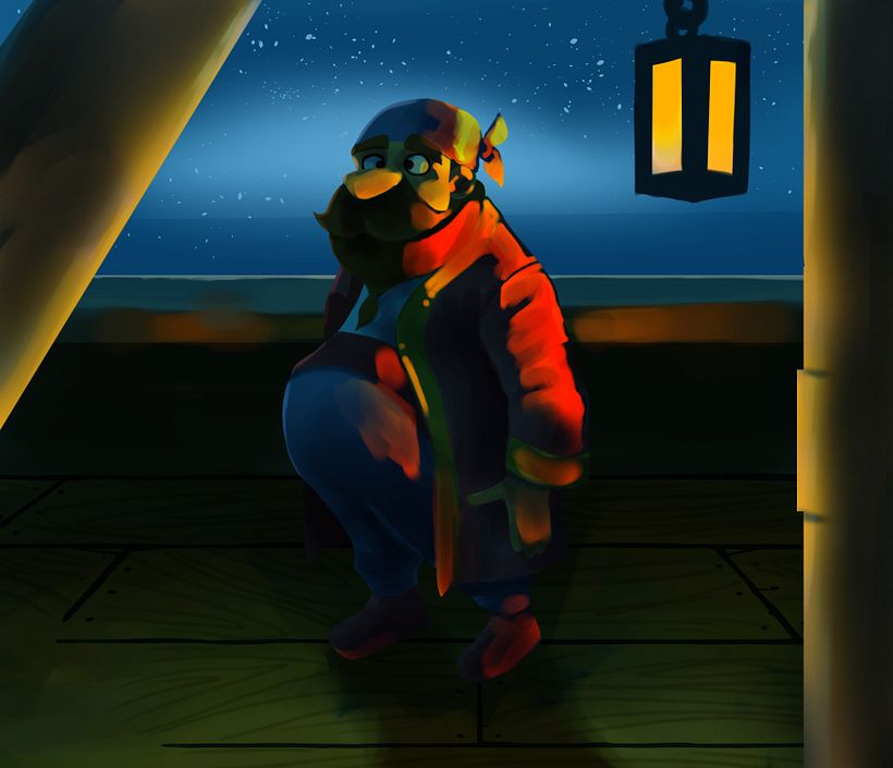 Fases do Pirata: Princípios de iluminação para pintura digital 4