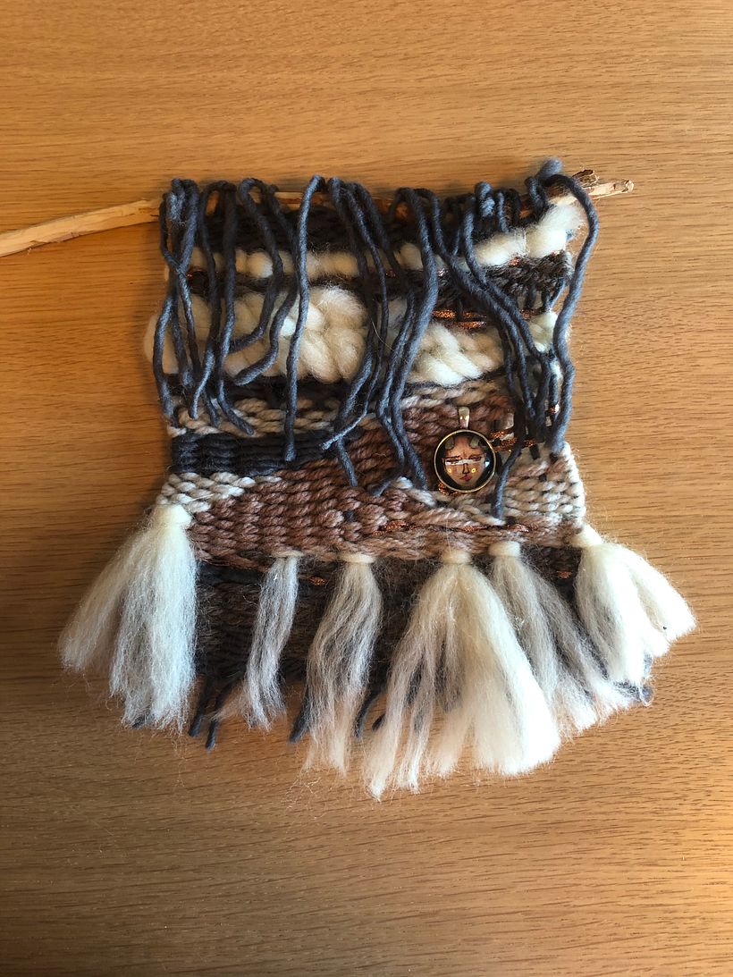 My project in Introduction to Textile Weaving course 0