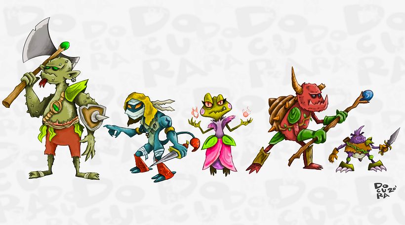 Los 5 Monstruos Guerreros mágicos del Bosque  4