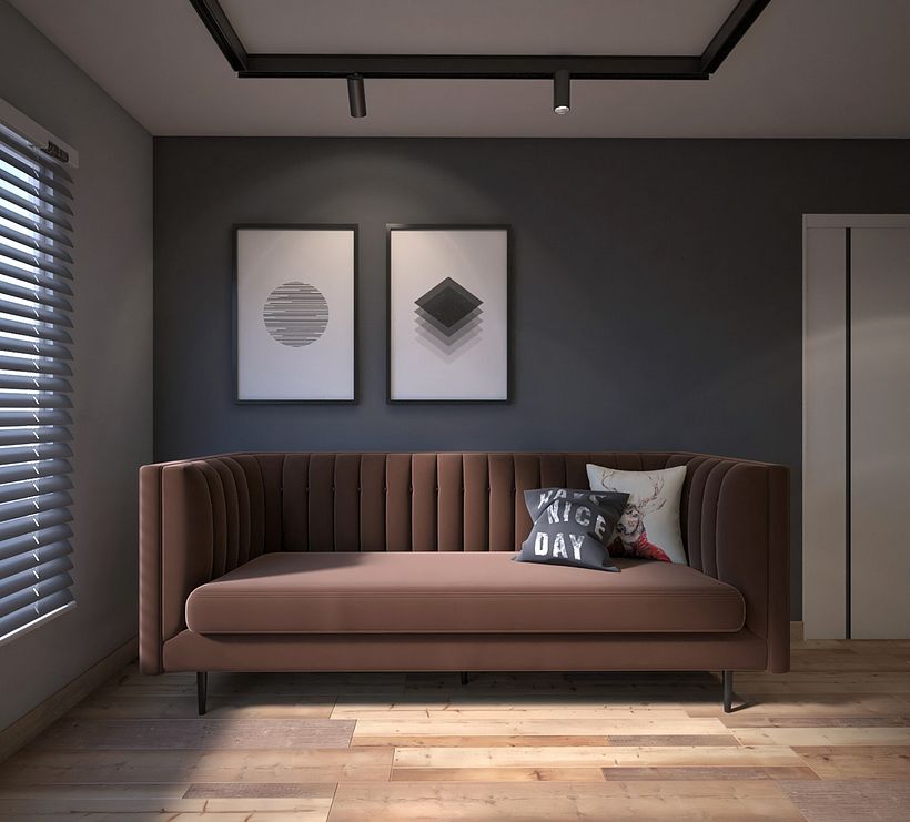 Man Cave - Interior Design - 3D