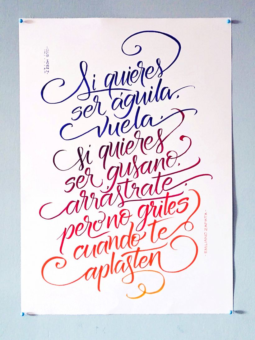 Mi Proyecto del curso: Principios de la caligrafía con brush pen 1