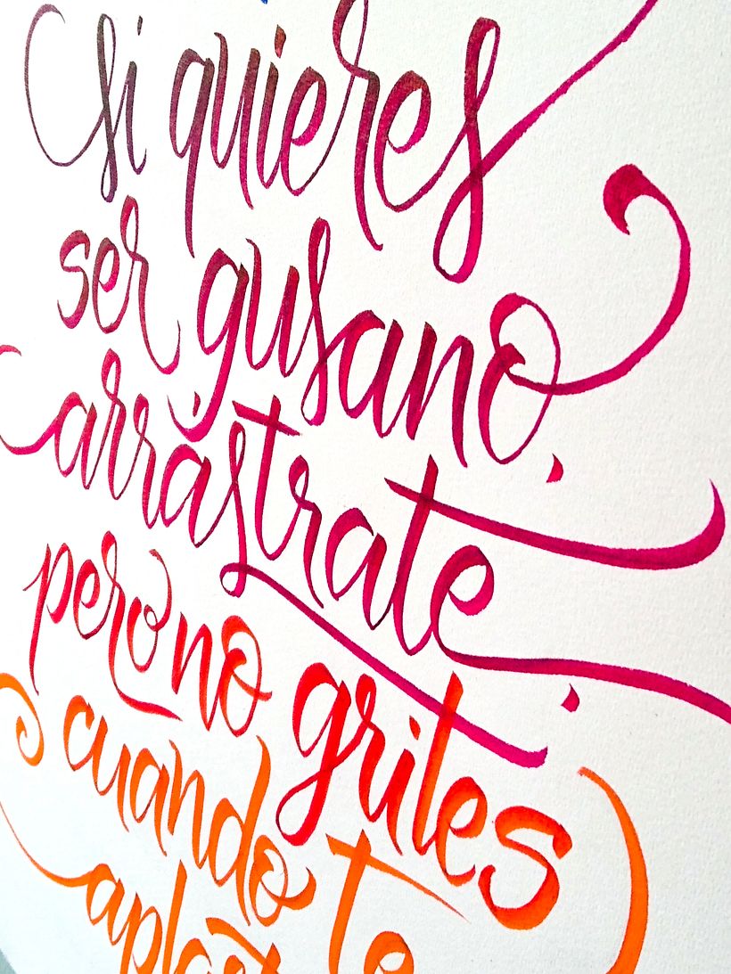 Mi Proyecto del curso: Principios de la caligrafía con brush pen 3