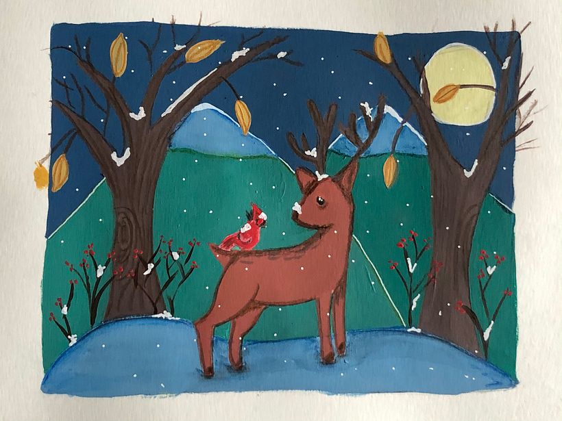 My project in Illustration Techniques with Watercolor and Gouache course 1